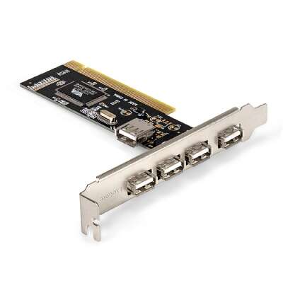 Exegate EX281227RUS Контроллер EXE-352 PCI v2.2, 4*USB2.0 ext. + 1*USB2.0 int., VIA Labs Chipset VT6212L