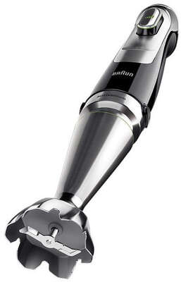 Блендер погружной Braun MQ9135XI черный/серебристый