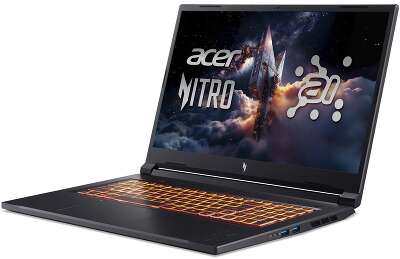Ноутбук Acer Nitro V 17 AI ANV17-41-R9Q9 AMD Ryzen 7 260/16Gb (1*16 D5)/SSD1Tb/RTX5060 8Gb (95W)/17.3