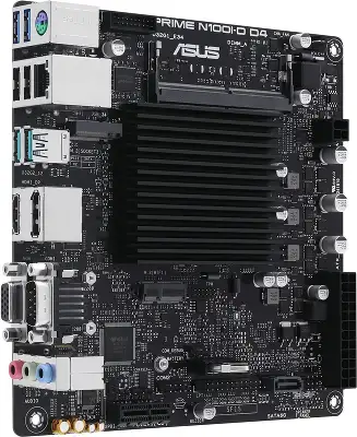 Материнская плата Asus PRIME N100I-D D4-CSM 1xDDR4 mini-ITX AC`97 8ch(7.1) GbLAN+VGA+HDMI+DP