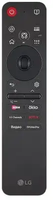 Телевизор OLED LG 77" OLED77C5RLA.ARUG черный/серебристый 4K Ultra HD 120Hz DVB-T DVB-T2 DVB-C DVB-S2 USB WiFi Smart TV