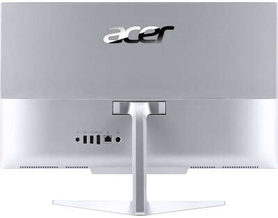 Моноблок Acer Aspire C24-865 23.8" FHD i3-8130U/8/128 SSD/WF/BT/Cam/Kb+Mouse/W10,серебристый