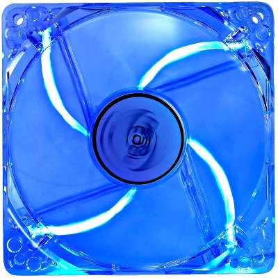 Вентилятор Deepcool XFAN 120L/B 120x120x25mm 3-pin 4-pin (Molex)26dB 118gr LED Ret