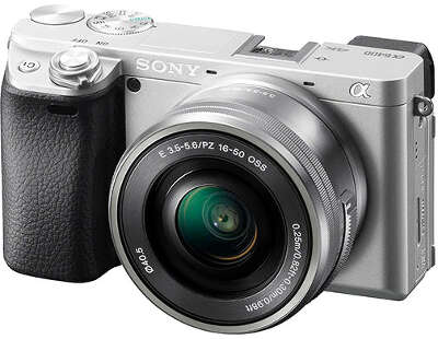 Цифровая фотокамера Sony Alpha 6400 Silver Kit (16-50 мм)