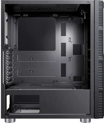 корпус Accord 3407 black w/o PSU ATX 8x120mm 2xUSB2.0 1xUSB3.0 audio bott PSU