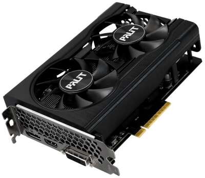 Видеокарта Palit PCI-E nVidia GeForce RTX 3050 8G DUAL (8Gb/GDDR6/128 bit/DVI, HDMI, DP) RTL (NE63050018P1-1070D)