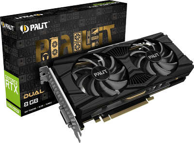 Видеокарта Palit NVIDIA nVidia GeForce RTX 2060 SUPER Ghost 8Gb DDR6 PCI-E DVI, HDMI, DP