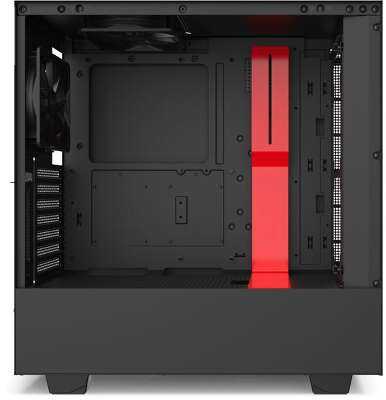 Корпус NZXT H510i Black/red, черный/красный, ATX, Без БП (CA-H510I-BR)