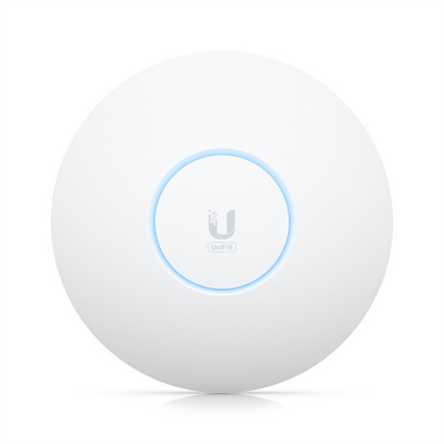 Точка беспроводного доступа Ubiquiti Access Point U6 Enterprise WiFi 6 support (2.4/5/6 GHz bands), 10.2 Gbps aggregate throughput rate, (1) 2.5GbE RJ45 port (PoE In)Powered with PoE+