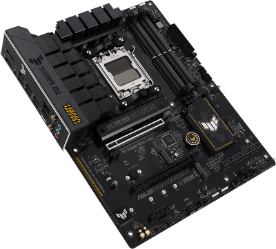Материнская плата ASUS TUF GAMING B650-E WIFI, AM5, B650, 4*DDR5, 4*SATA, 3*M.2, 4*USB 3.2, 3*USB 2.0, Type-C, 3*PCIx16, 1*PCIx1, DP+HDMI, ATX; 90MB1GT0-M0EAY0