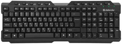 Клавиатура беспроводная Defender Element HB-195 black (USB, 114 кл., multimedia) (45195)