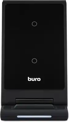 Беспроводное зар./устр. Buro CWC-QC5 15W 3A (QI) USB-C универсальное черный (CWC-QC5A15BK)