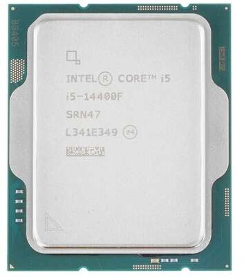 CPU Intel Core i5-14400F, 2.5ГГц, (Turbo 4.7ГГц), 10-ядерный, 20МБ, LGA1700, OEM