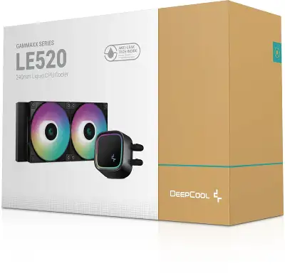 Система водяного охлаждения Deepcool LE520 ARGB Soc-AM5/AM4/1200/1700/1851 черный 4-pin 28.2-32.9dB Al 220W 1238gr Ret (R-LE520-BKAMMN-G-1)