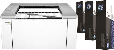 Принтер HP G3Q39A LaserJet Ultra M106w, WiFi (3 картриджа)