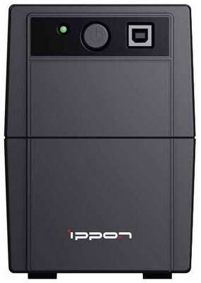 ИБП IPPON Back Basic 650S Euro black (линейно-интерактивный, 650VA, 360W, 3xEURO, USB) (1373874)