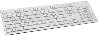 Клавиатура Oklick 505M белый USB slim {1196547}