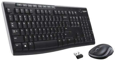 Беспроводная клавиатура + мышь MK270 RUS BLACK 920-003381 LOGITECH