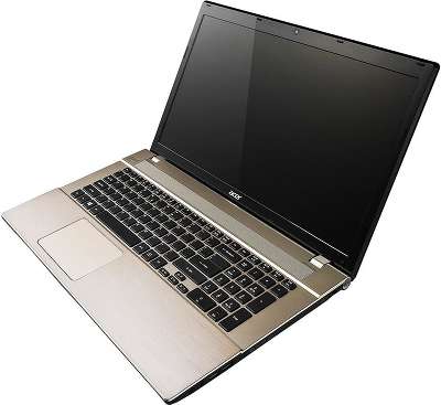 Ноутбук Acer Aspire V3-772G-54216G1TMamm Gold 17.3" FHD/i5-4210M/6/1000/GTX850M 2G/Multi/ WF/BT/CAM/ W8