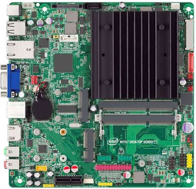 Мат. плата P5 Intel BLKDN2800MT + встроенный процессор Intel Atom™ D2800