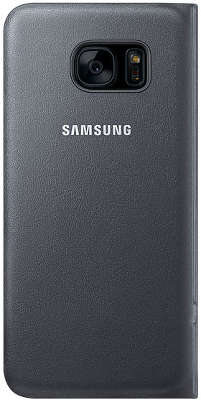 Чехол-книжка Samsung для Samsung Galaxy S7 Edge LED View Cover, черный (EF-NG935PBEGRU)