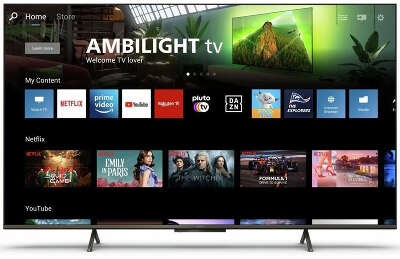 Телевизор 70" Philips 70PUS8108/60 UHD HDMIx3, USBx2 серебристый
