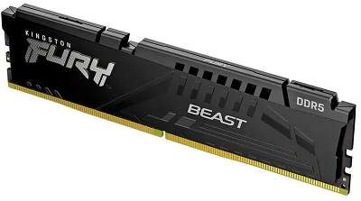 Модуль памяти DDR5 DIMM 8Gb DDR4800 Kingston FURY Beast Black (KF548C38BB-8)