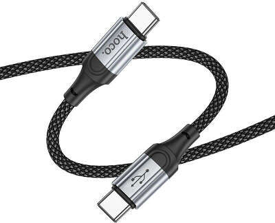 Кабель Hoco X102 Fresh USB (m)-USB Type-C (m) 1м, в оплетке, 3A, черный
