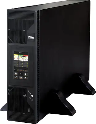 ИБП Powercom VGD-II-10K33RM, 10000VA, 10000W, черный (без аккумуляторов)