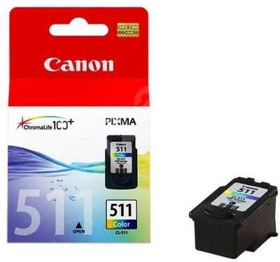 Картридж струйный Canon CL-511 2972B007/004/001 многоцветный для Canon MP240/MP260/MP480