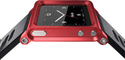 Чехол-браслет LunaTik Multi-Touch Watch Band для iPod nano 6G, красный [LTRED-004]