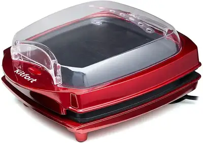 Электрогриль Kitfort KT-1610 1000Вт красный/черный