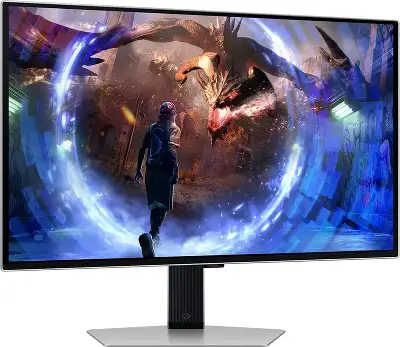 Монитор Samsung 27" Odyssey G6 S27DG600SIXCI черный OLED LED 1ms 16:9 HDMI матовая HAS Piv 250cd 178гр/178гр 2560x1440 360Hz FreeSync Premium Pro DP Quad 2K (1440p) USB 6.9кг