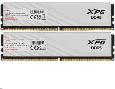 A-data DDR5 XPG LANCER Blade 32GB DDR5-5600 AX5U5600C4616G-DTLABWH, CL46, 1.1V K2*16GB WHITE 