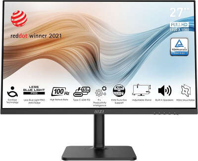 Монитор 27" MSI Modern MD272XP IPS FHD HDMI, DP, USB Type-C USB-Hub