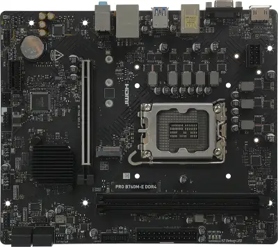 Материнская плата mATX LGA1700 MSI PRO B760M-E DDR4