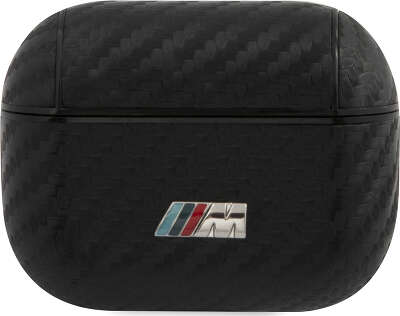 Чехол CG Mobile BMW M-collection PU Carbon Effect для Airpods Pro, Black [BMAPCMPUCA]