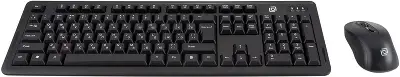 Комплект Оклик S605 клав:черный мышь:черный USB Multimedia