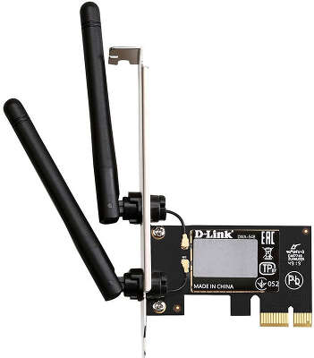 Сетевой адаптер Wi-Fi D-Link DWA-548 N300 PCI Express (ант.внеш.несъем.) 2ант.