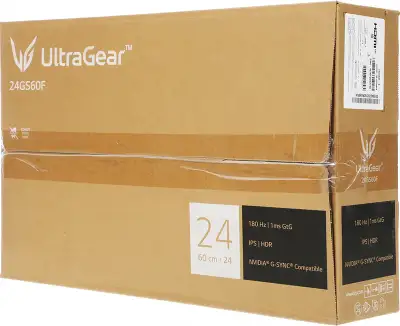 Монитор LG 23.8" UltraGear 24GS60F-B черный IPS LED 16:9 HDMI матовая 300cd 178гр/178гр 1920x1080 180Hz G-Sync FreeSync DP FHD 4кг