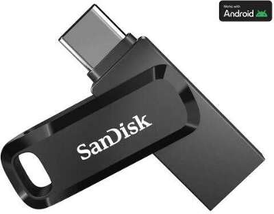 Флеш накопитель 128GB SanDisk Ultra Dual Drive Go, USB 3.1 - USB Type-C Black