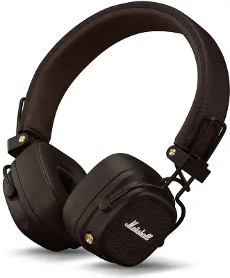 Гарнитура накладные Marshall Major V коричневый беспроводные bluetooth оголовье (MAJOR V BROWN)