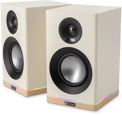 Колонки Оклик OK-605A 2.0 белый 60Вт BT