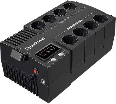 Источник бесперебойного питания (ИБП) CyberPower CyberPower BS850E NEW линейно-интерактивный 850ВА/480Вт, 4+4 евророзетки, USB / BS850E.  