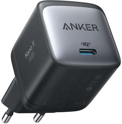 Зарядное устройство Anker PowerPort Nano II GaN 45W, Black [A2664G11]