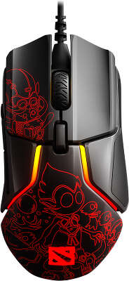 Мышь игровая SteelSeries Rival 600 Dota 2 Edition, Black