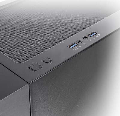 Корпус Thermaltake H570 TG, черный, ATX, без БП (CA-1T9-00M1WN-01)