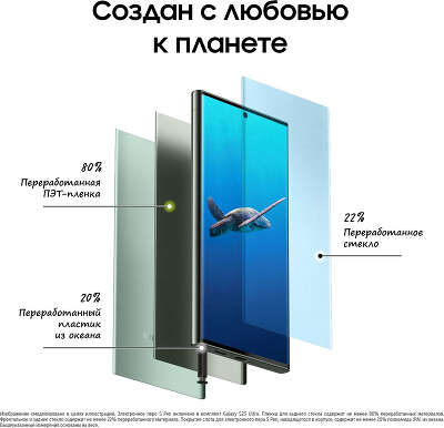 Смартфон Samsung SM-S918B Galaxy S23 Ultra 512Gb 12Gb зеленый моноблок 3G 4G 2Sim 6.8" 1440x3088 Android 13 200Mpix 802.11 a/b/g/n/ac/ax NFC GPS GSM900/1800 GSM1900 Protect