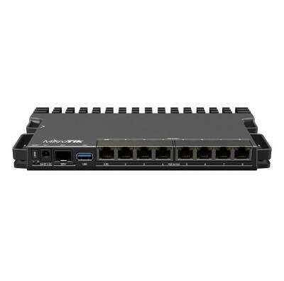 MikroTik RB5009UPr+S+IN Маршрутизатор, LAN 7x1 Гбит/с, WAN 1x2.5 Гбит/с, SFP/uplink SFP+ 1x10 Гбит/с, PoE, USB 3.0, IP20