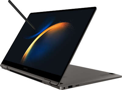 Ноутбук Samsung Galaxy book 3 360 NP750 Core i7 1360P 16Gb SSD1Tb Intel Iris Xe graphics 15.6" AMOLED Touch FHD (1920x1080) Windows 11 Home graphite WiFi BT Cam (NP750QFG-KA3IN)